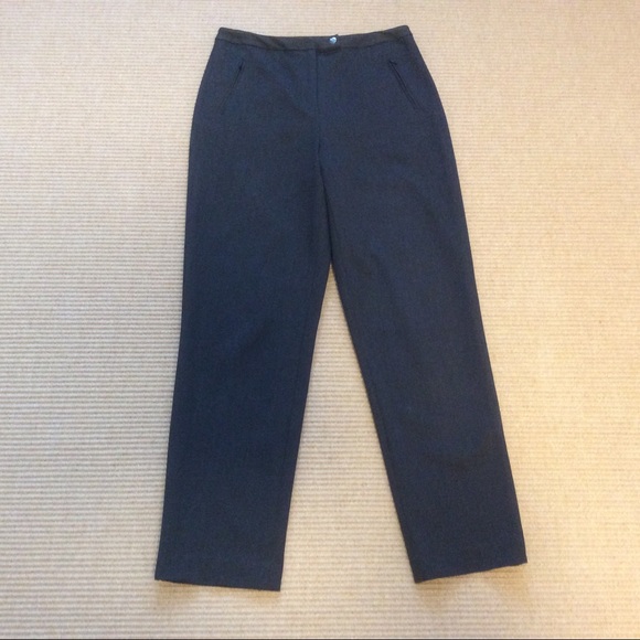 Talbots Straight Leg Stretch Pants Gray Size 8 - Picture 3 of 14